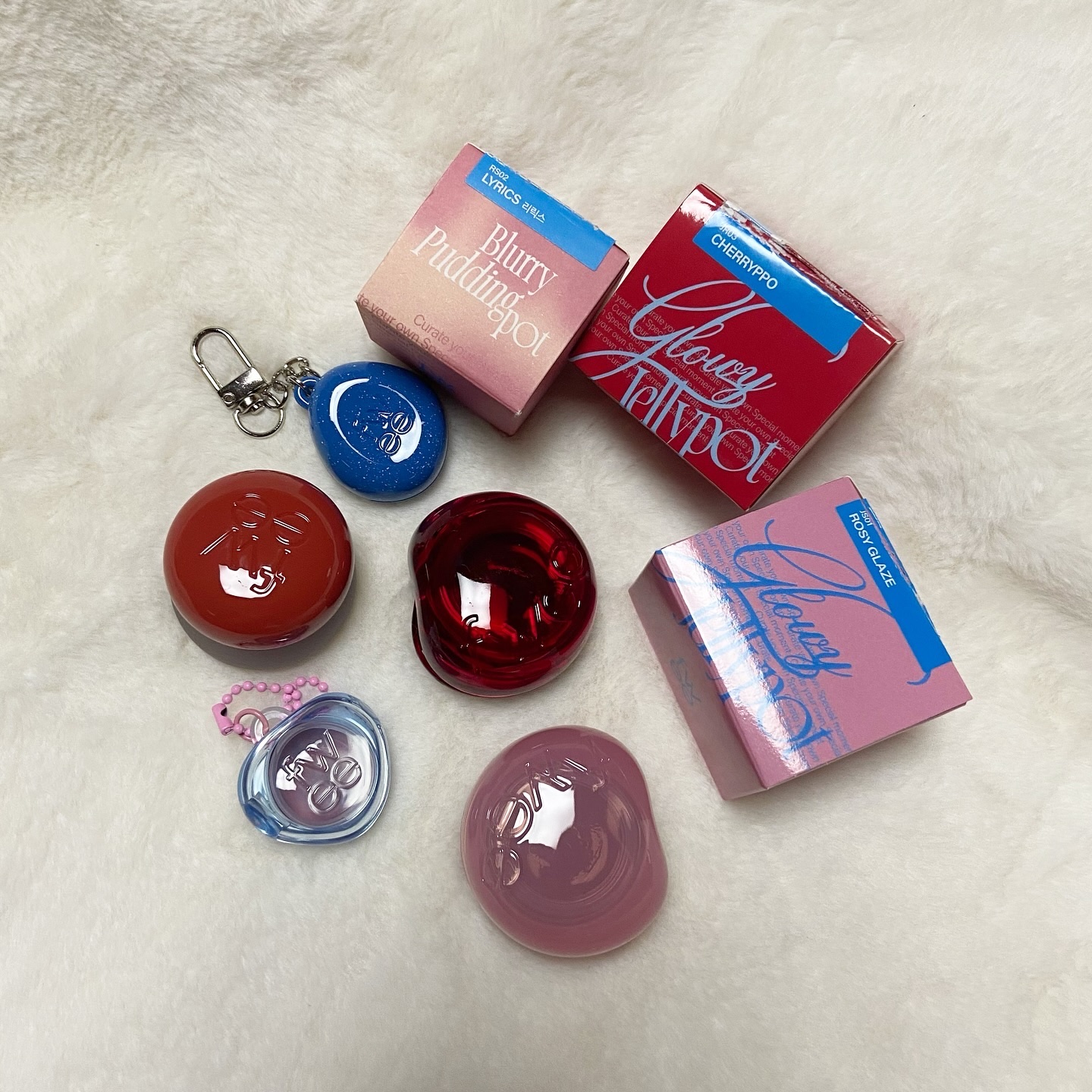 リップアンドチーク ブラーリープリンポット/fwee/口紅を使ったクチコミ（2枚目）