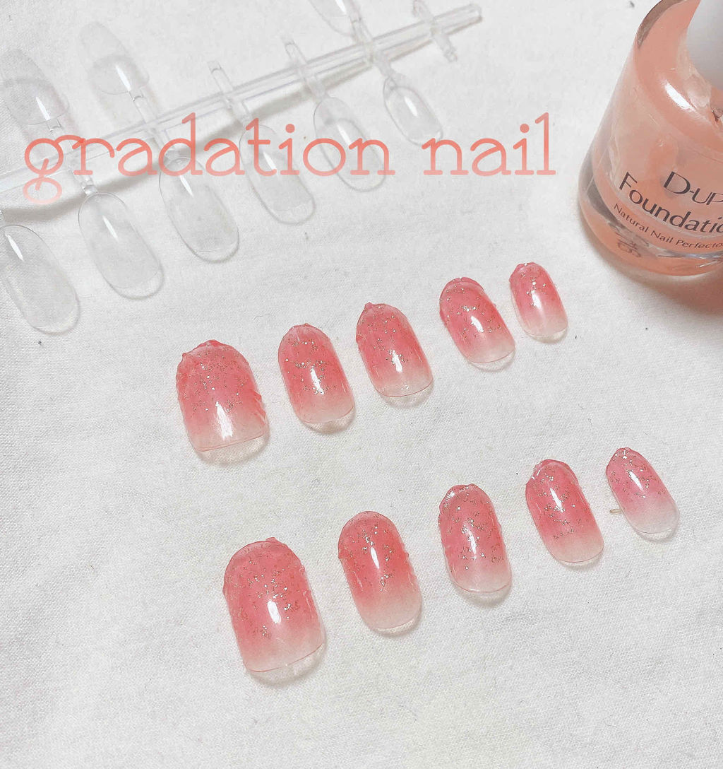 ネイルシール/Qoo10/ネイルシールを使ったクチコミ（1枚目）