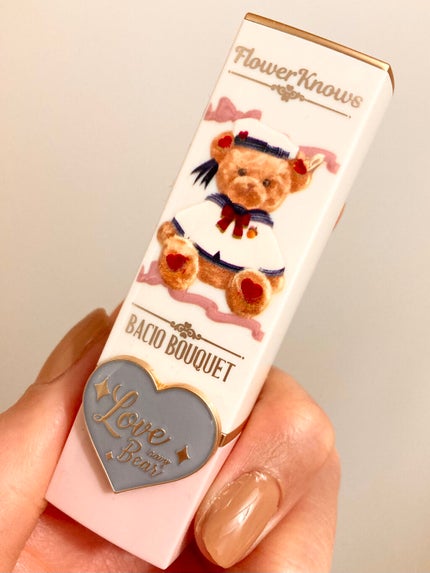 Love Bear リップスティック ツヤタイプ/FlowerKnows/口紅を使ったクチコミ(4枚目)