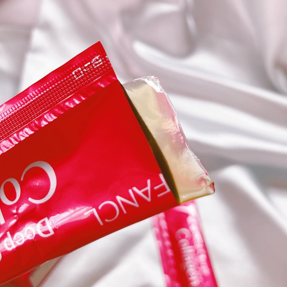 ディープチャージ  コラーゲン スティックゼリー/ファンケル/美容サプリメントを使ったクチコミ（3枚目）