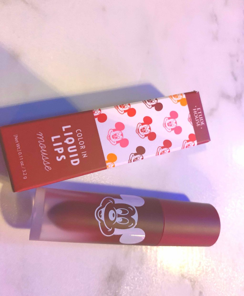 カラーインリキッドリップムース/ETUDE/口紅を使ったクチコミ(1枚目)