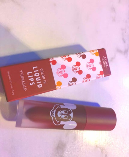 カラーインリキッドリップムース/ETUDE/口紅を使ったクチコミ(1枚目)