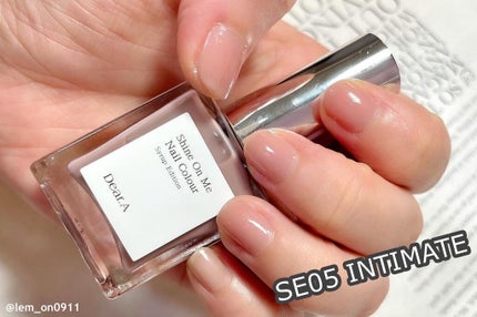 シャインオンミーネイルカラー/Dear.A/マニキュアを使ったクチコミ(5枚目)