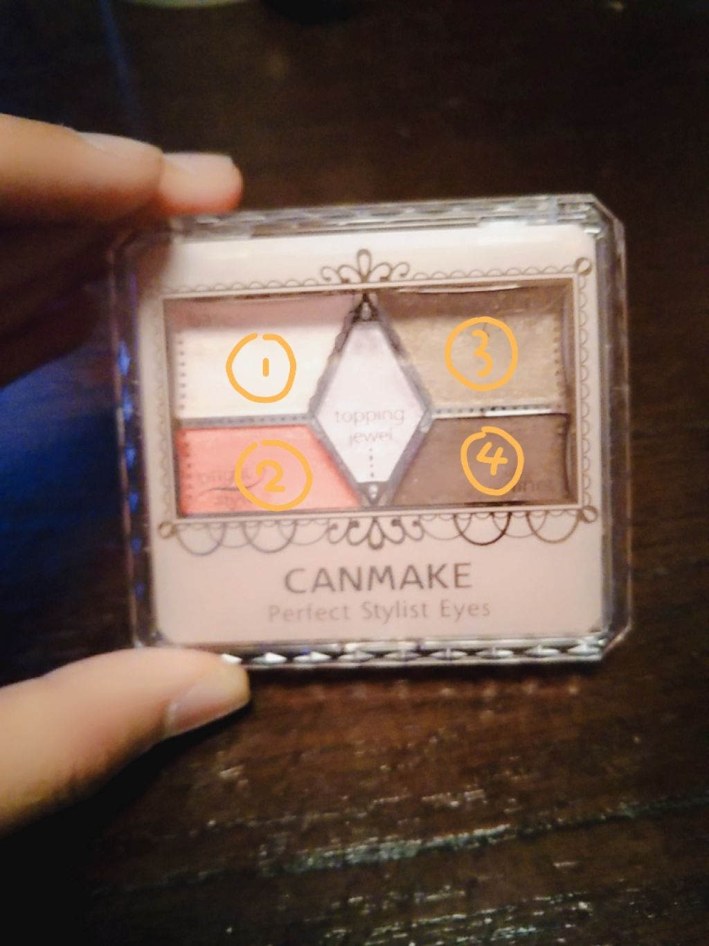 【旧品】パーフェクトスタイリストアイズ/キャンメイク/アイシャドウパレットを使ったクチコミ(2枚目)