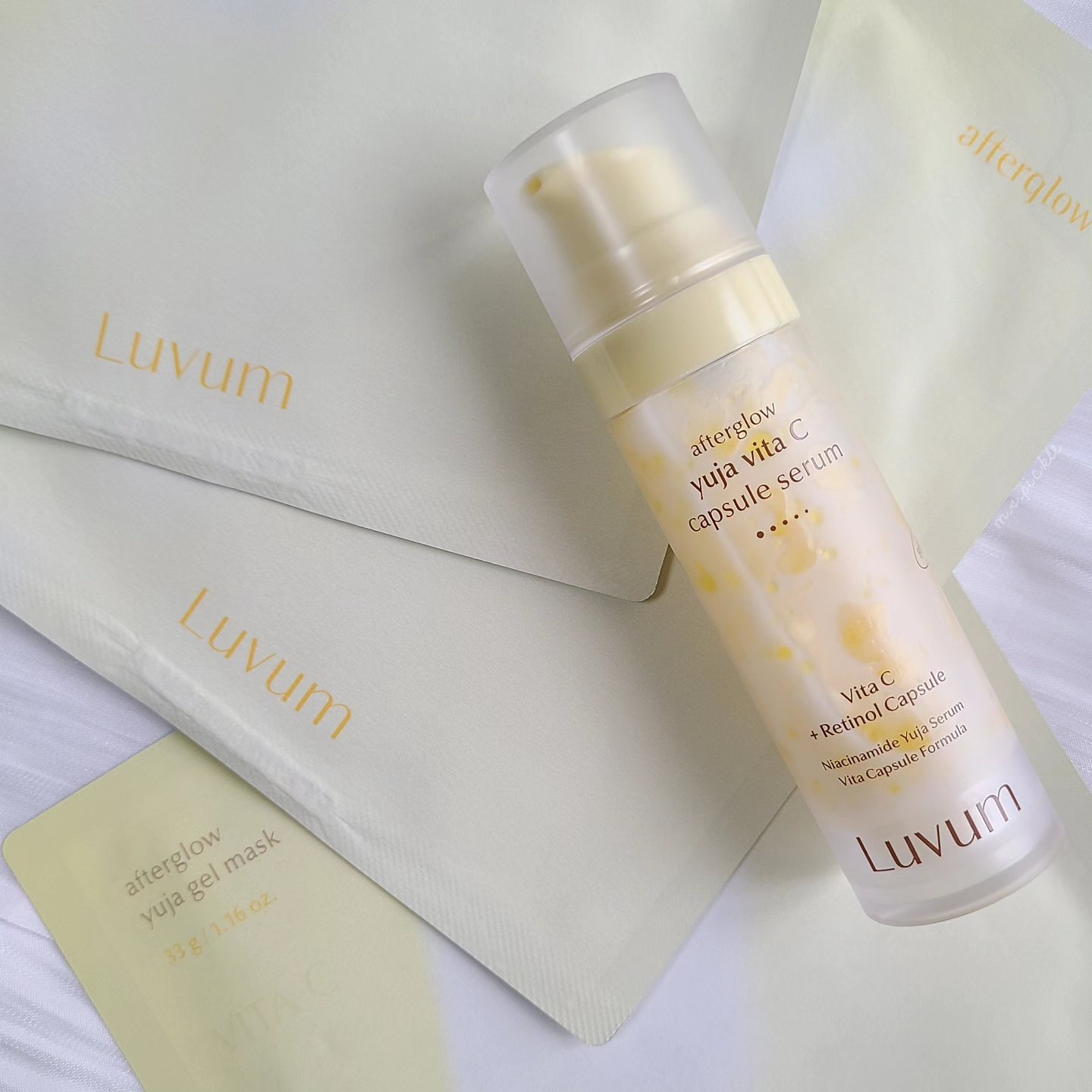 ラビューム アフターグロウ ゆずゲルマスク/Luvum/シートマスク・パックを使ったクチコミ（1枚目）