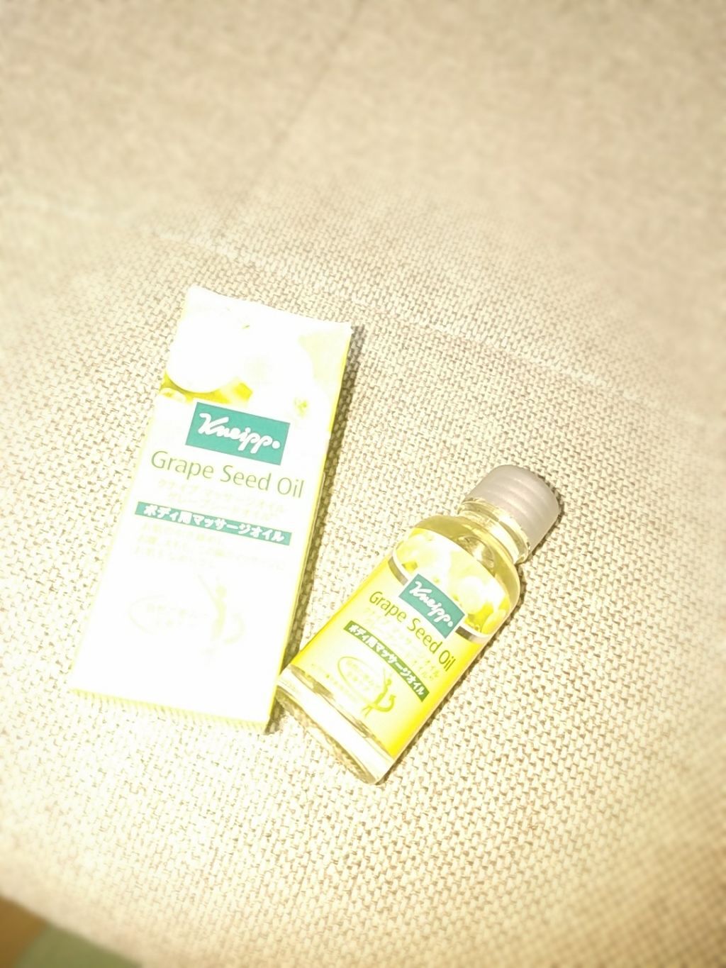 マッサージオイル グレープシードオイル/クナイプ/ボディオイルを使ったクチコミ（1枚目）