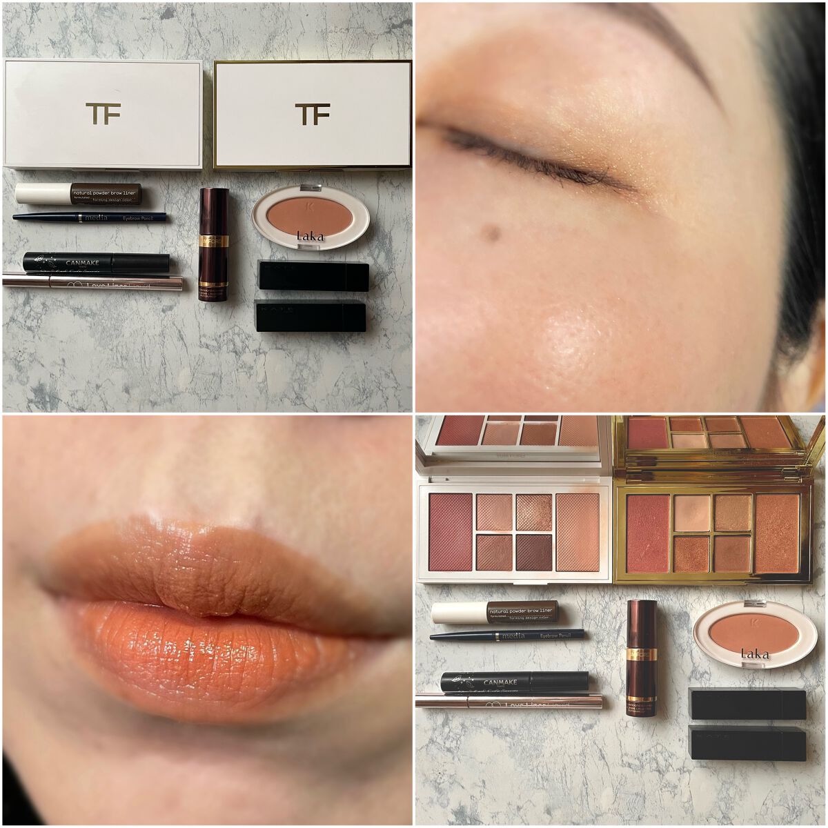 ソレイユ アイ アンド チーク パレット 01W ロウ ディザイア/TOM FORD BEAUTY/マルチパレットを使ったクチコミ（1枚目）