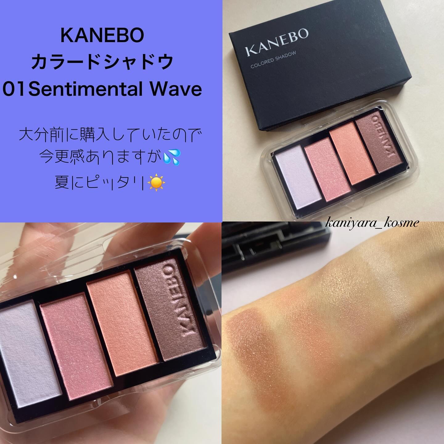 カラードシャドウ/KANEBO/アイシャドウパレットを使ったクチコミ（2枚目）