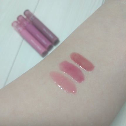 グラスティングカラーグロス/rom&nd/リップグロスを使ったクチコミ(5枚目)