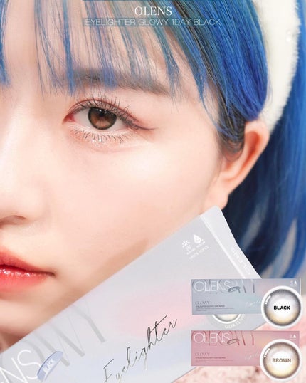 Glowy 1day/OLENS/ワンデー(1DAY)カラコンを使ったクチコミ(1枚目)