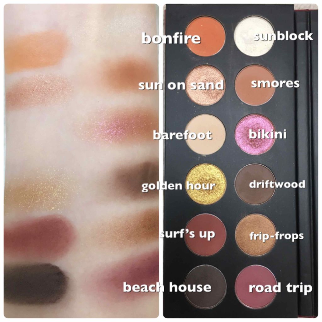 into the sunset eye color palette /H&M/アイシャドウパレットを使ったクチコミ(2枚目)