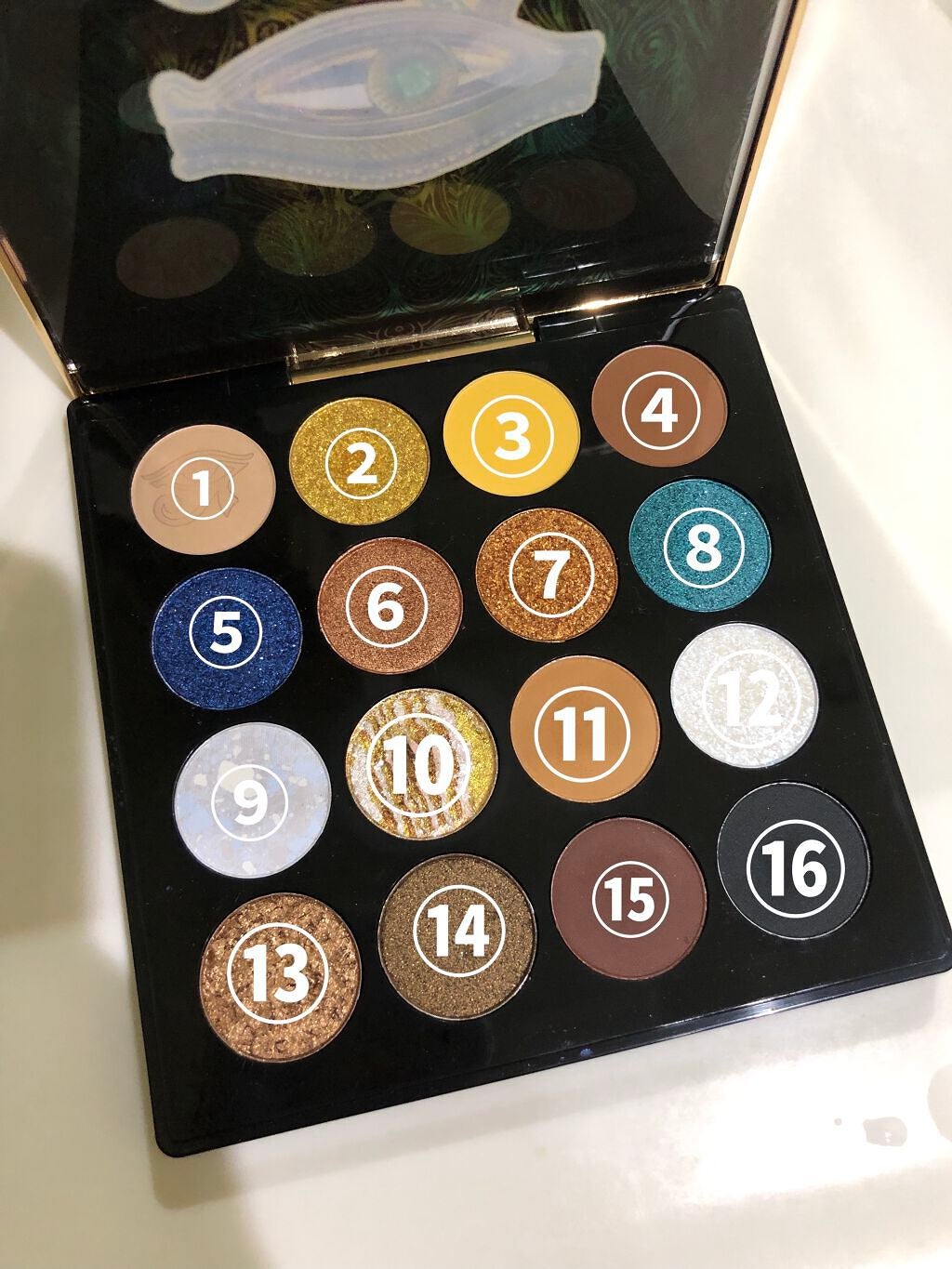 大英博物館 エジプトシリーズ アイシャドウパレット/ZEESEA/アイシャドウパレットを使ったクチコミ(3枚目)