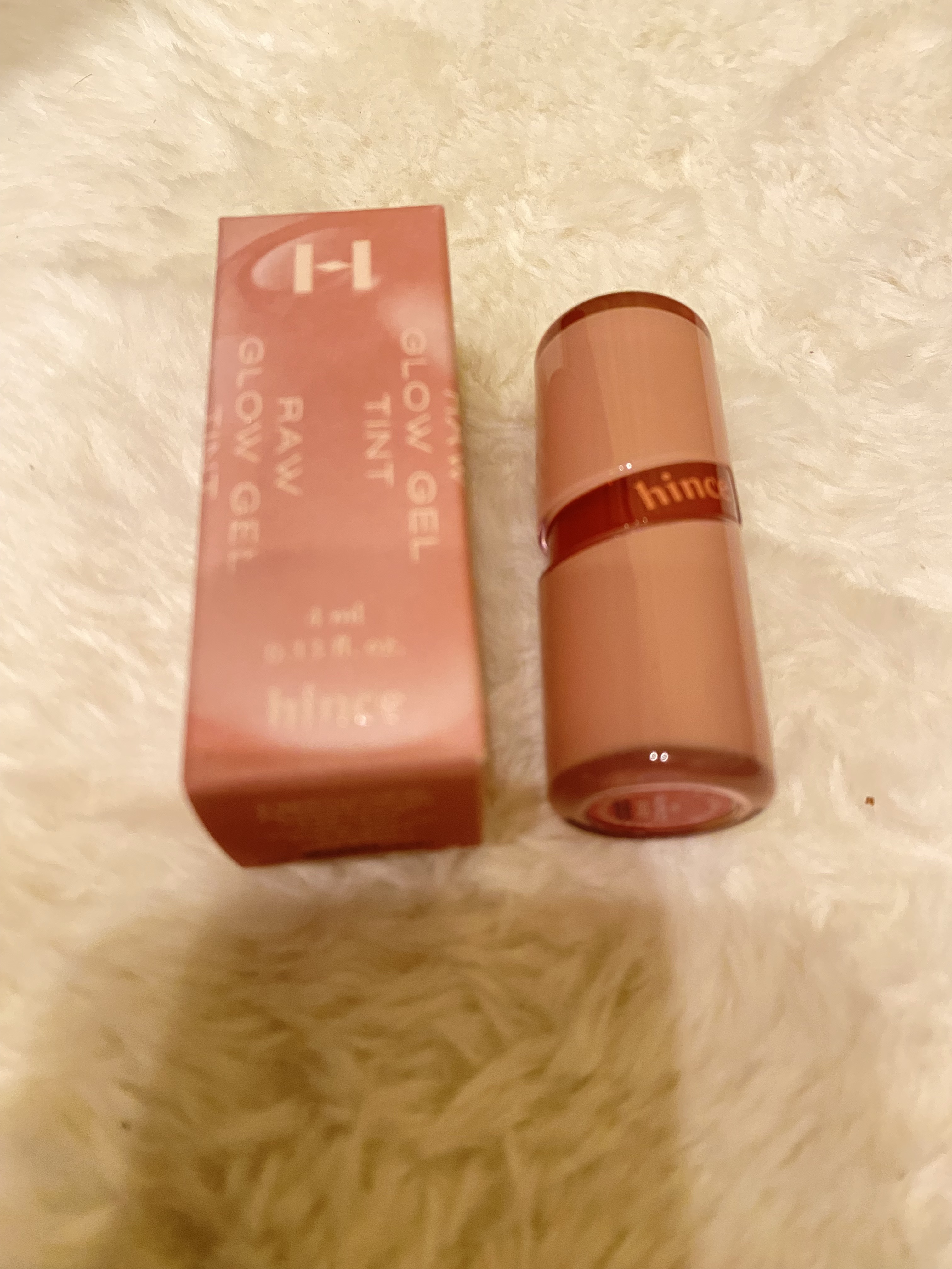 ロウグロウジェルティント R003 ロウプリコット/hince/リップティントを使ったクチコミ（1枚目）