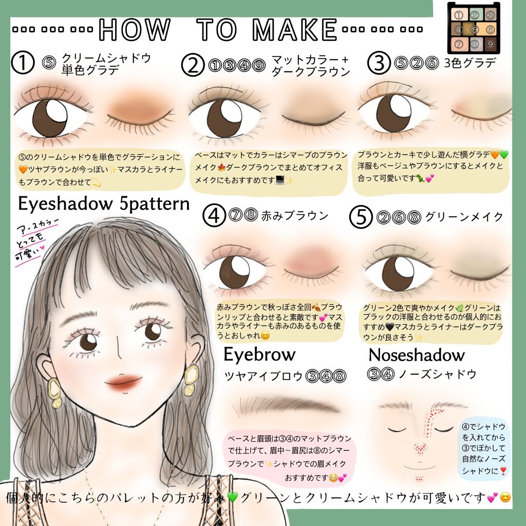 GENE TOKYO ムードアイシャドウパレット/DAISO/アイシャドウパレットを使ったクチコミ(2枚目)