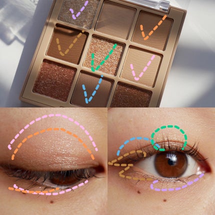 シャドウパレット/dasique/アイシャドウパレットを使ったクチコミ(3枚目)