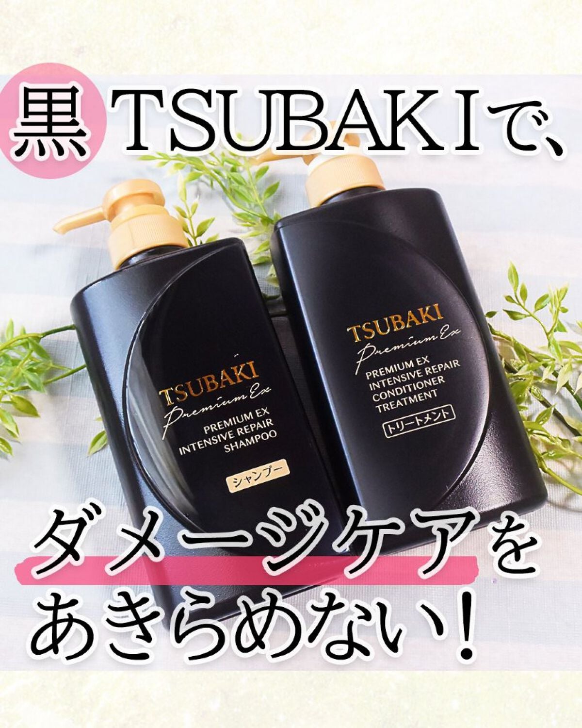 プレミアムEX インテンシブリペア <シャンプー>/コンディショナー<ヘアトリートメント> /TSUBAKI/市販シャンプーを使ったクチコミ(1枚目)