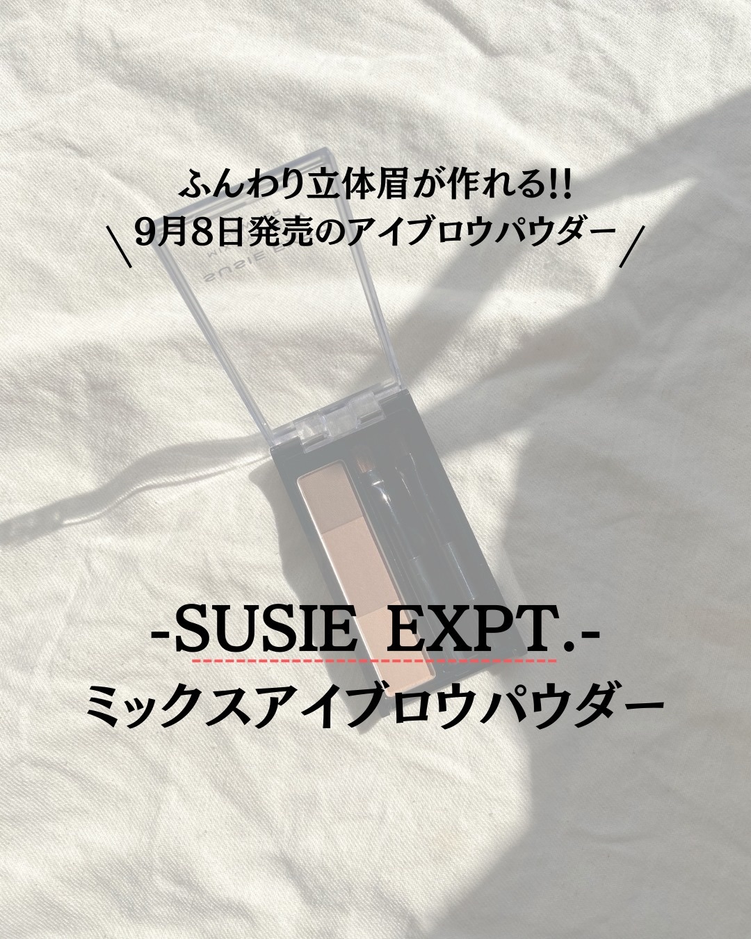 スージー エキスパートミックスアイブロウ パウダー/SUSIE N.Y./パウダーアイブロウを使ったクチコミ（1枚目）