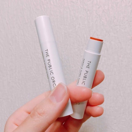 オーガニック認証 精油カラーリップスティック/THE PUBLIC ORGANIC/口紅を使ったクチコミ(1枚目)