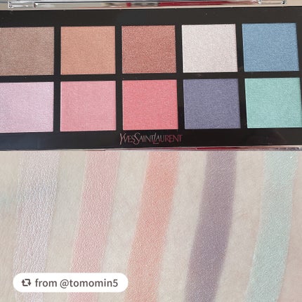 パレット ポップイン フレッシュ/YVES SAINT LAURENT BEAUTE/アイシャドウパレットを使ったクチコミ(4枚目)