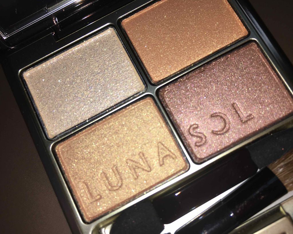 LUNASOL スキンモデリングアイズのクチコミ「LUNASOL／スキンモデリングアイズ 02

ベージュオレンジです🍊

アイシャドウはほとん.....」（2枚目）