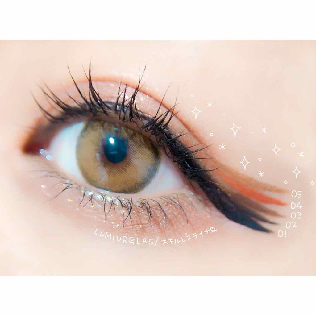 スキルレスライナー/LUMIURGLAS/リキッドアイライナーを使ったクチコミ(4枚目)