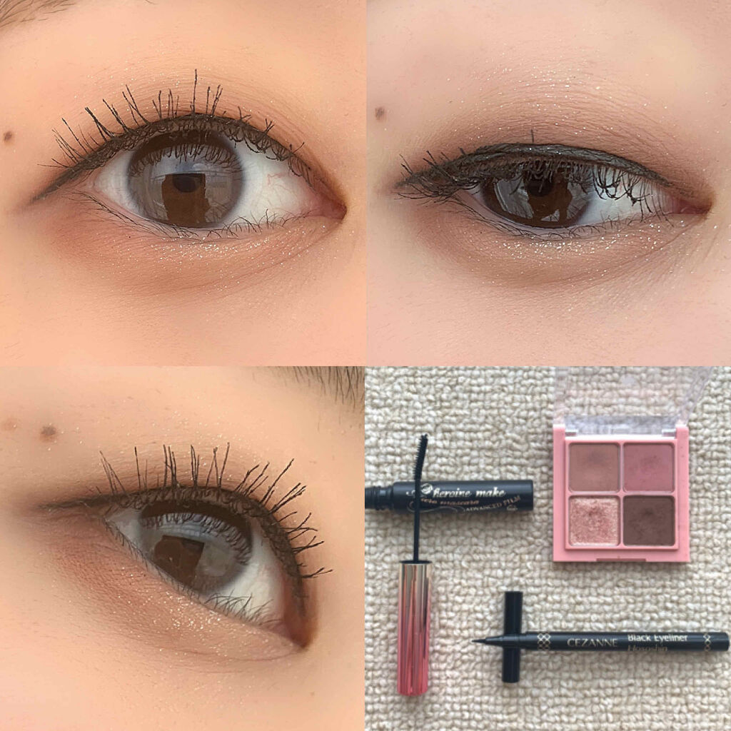 ブラックアイライナーN/CEZANNE/リキッドアイライナーを使ったクチコミ（2枚目）