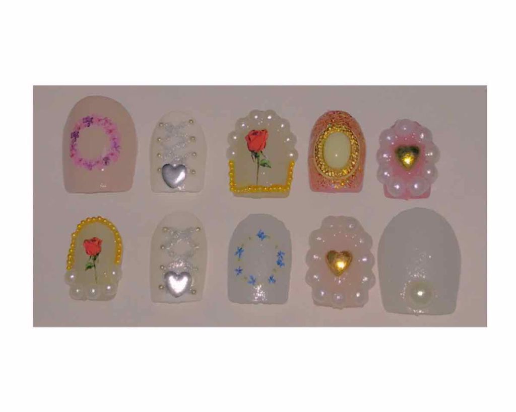 しずくネイルシール/キャンドゥ/ネイルシールを使ったクチコミ（1枚目）