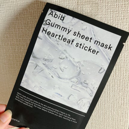 ガムシートマスクドクダミステッカー/Abib /シートマスク・パックを使ったクチコミ(1枚目)