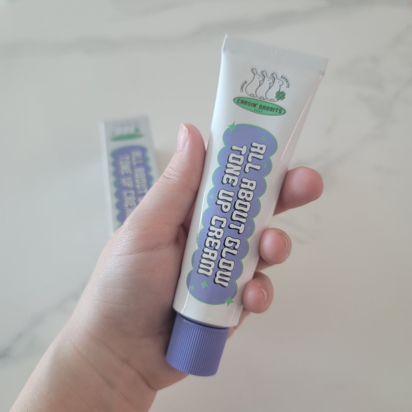 オールアバウトグロウトーンアップクリーム/CHASIN'RABBITS/化粧下地を使ったクチコミ(2枚目)