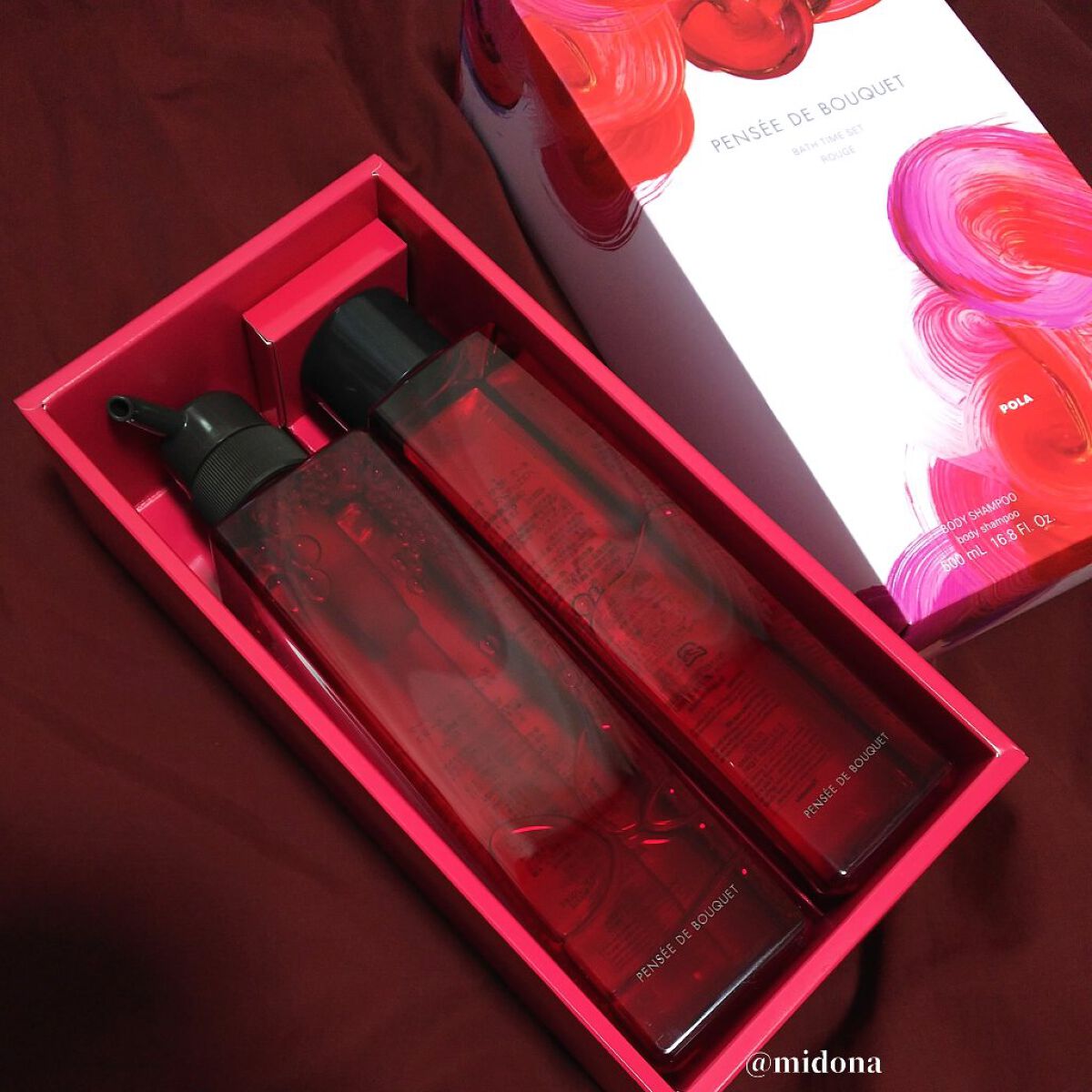 パンセ ド ブーケ ボディシャンプー(ルージュ)/パンセ ド ブーケ/ボディソープを使ったクチコミ(5枚目)