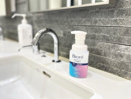 泡クリームメイク落とし/ビオレ/クレンジングクリームを使ったクチコミ(1枚目)