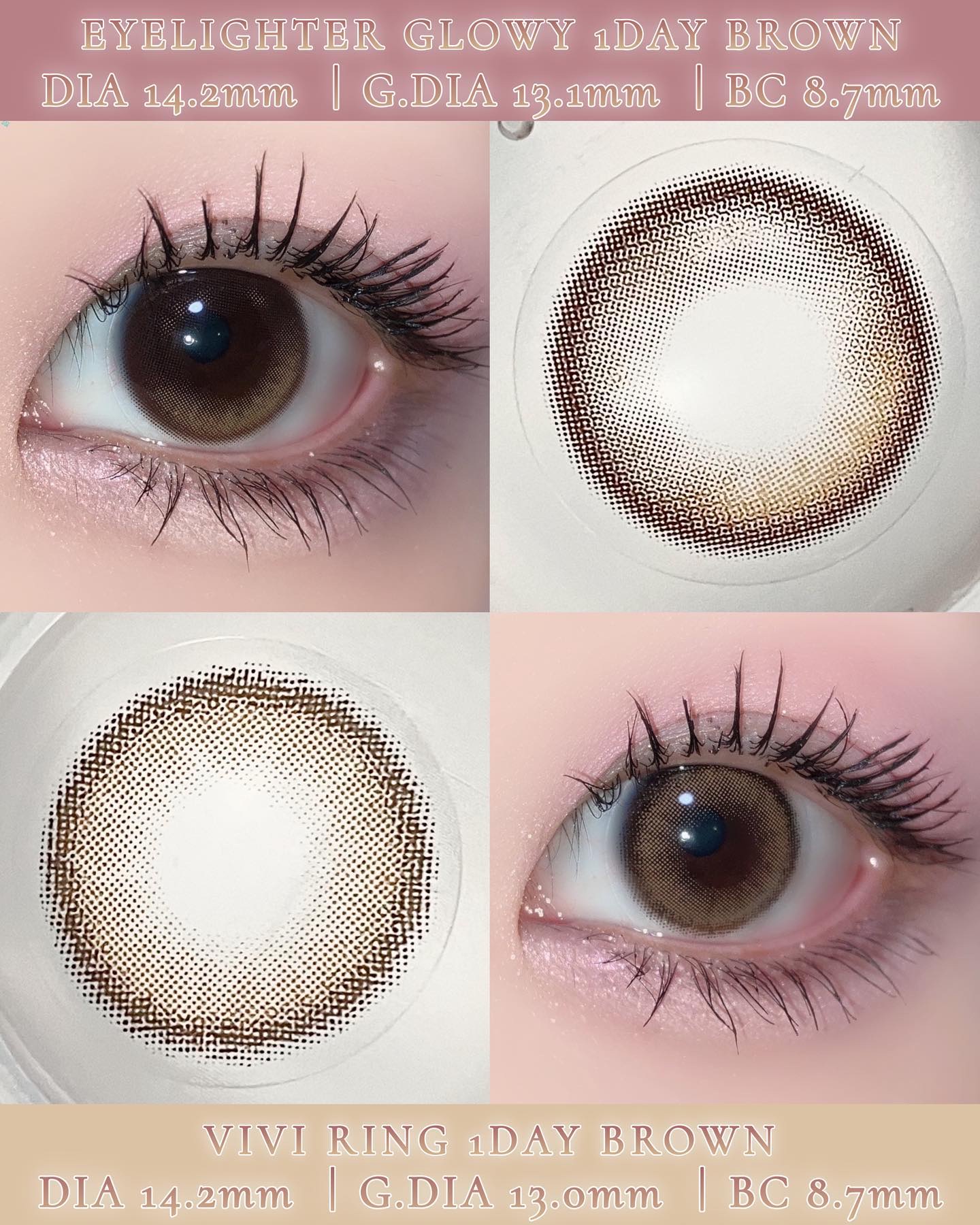 ViVi Ring 1day/OLENS/ワンデー（１DAY）カラコンを使ったクチコミ（3枚目）