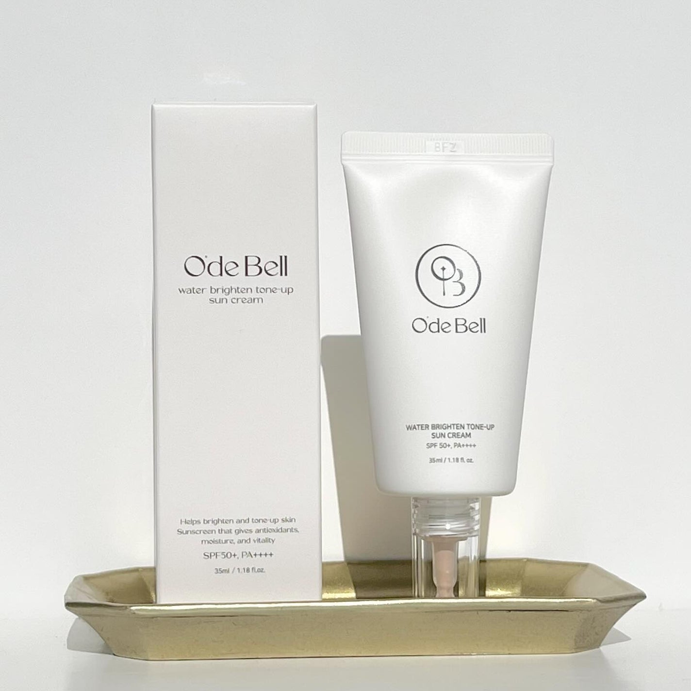 water brighten tone-up sun cream/O'de bell/日焼け止めクリームを使ったクチコミ(1枚目)