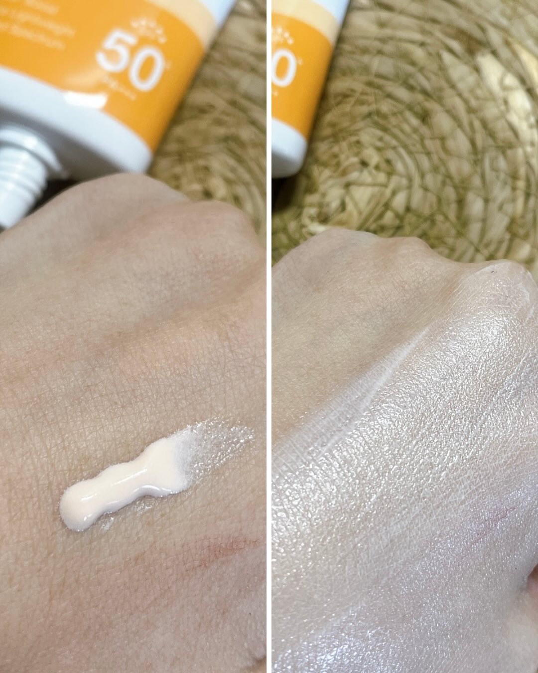 サンスクリーン+モイスト（色付き）＜日焼け止め＞/DR.WU/日焼け止めローションを使ったクチコミ（3枚目）