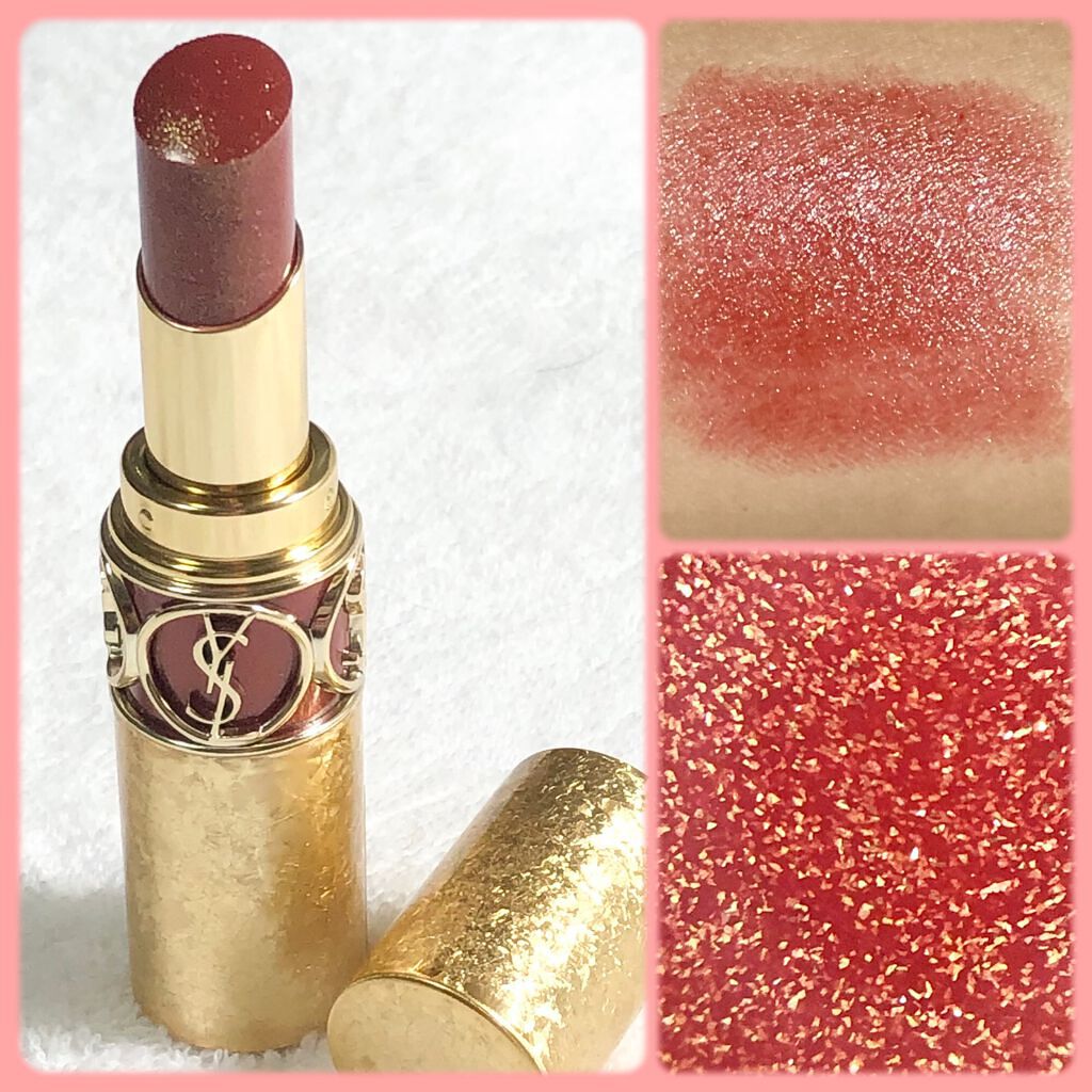 ルージュ ヴォリュプテ シャイン コレクター (NOEL LOOK 2021)/YVES SAINT LAURENT BEAUTE/口紅を使ったクチコミ(3枚目)