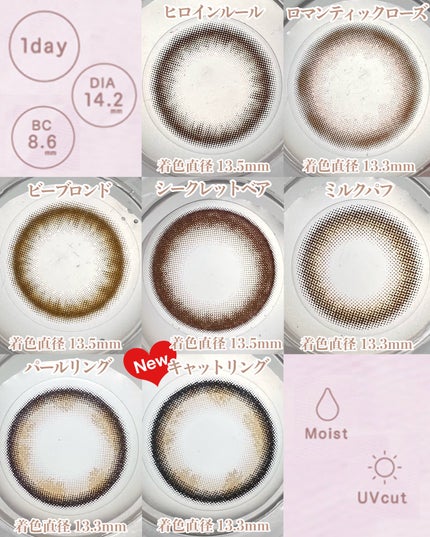 melotte 1day/melotte/ワンデー(1DAY)カラコンを使ったクチコミ(2枚目)