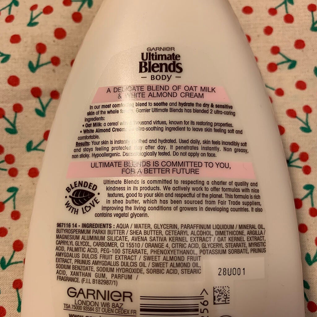 アルティメット ブレンド スージング ハイドレーション ローション/GARNIER(海外)/ボディローションを使ったクチコミ(2枚目)