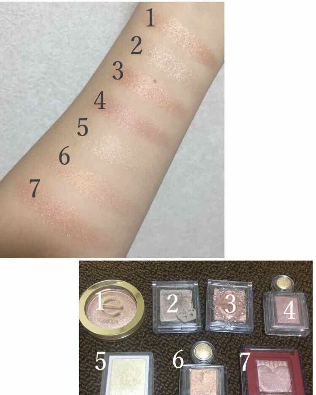 シャイニーシャドウ N/excel/単色アイシャドウを使ったクチコミ(3枚目)