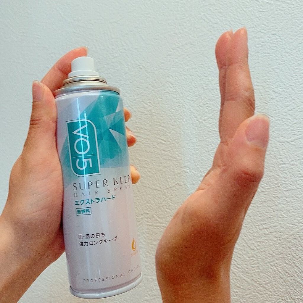 スーパーキープヘアスプレイ＜エクストラハード＞ 無香料/VO5/ヘアスプレーを使ったクチコミ（3枚目）