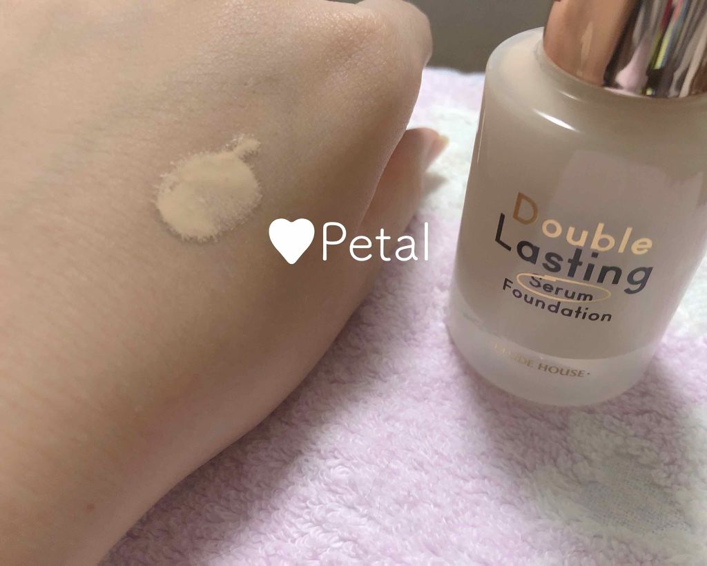 ダブルラスティング セラムファンデーション/ETUDE/リキッドファンデーションを使ったクチコミ（3枚目）