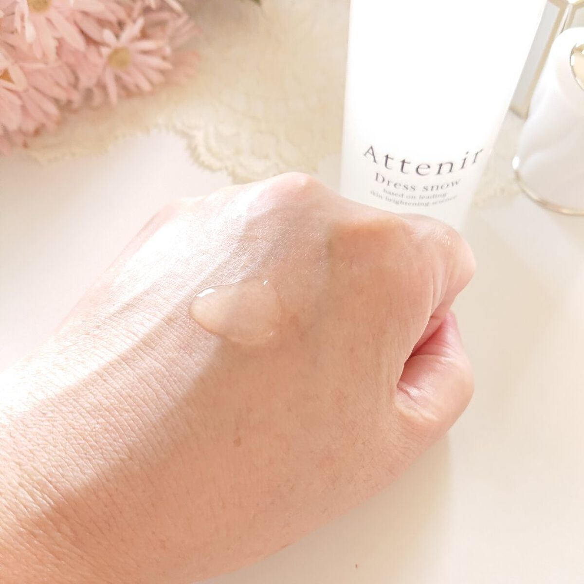 ドレススノー ローション【医薬部外品】 /アテニア/化粧水を使ったクチコミ(2枚目)