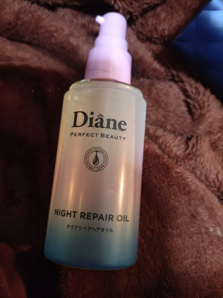 パーフェクトビューティー ナイトリペアヘアオイル ミッドナイトベリーの香り/ダイアン/ヘアオイルを使ったクチコミ(1枚目)