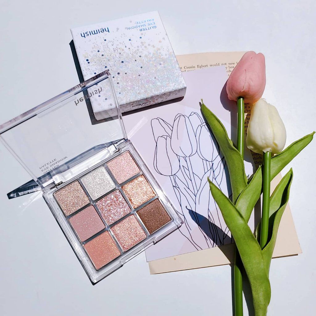 グリッターアイシャドウパレット/heimish/アイシャドウパレットを使ったクチコミ（1枚目）