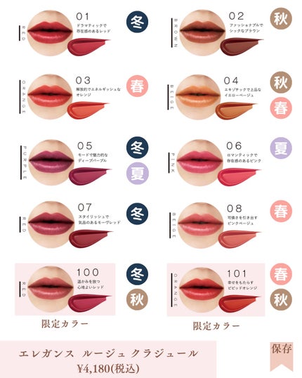 Laymiu🛋️ on LIPS 「今回は、大注目のエレガンス秋の新作リップをご紹介✨イエベ春大優..」(6枚目)