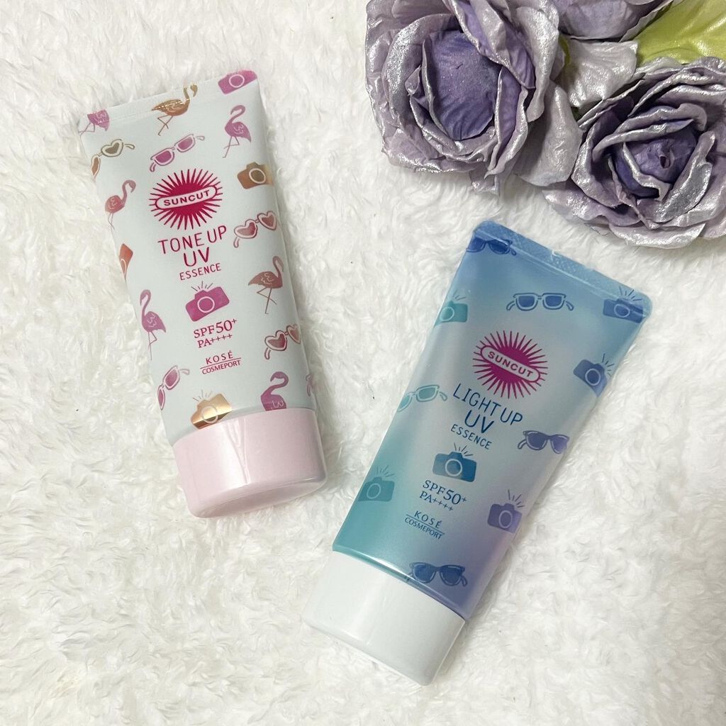 トーンアップUV エッセンス/サンカット®/日焼け止めローションを使ったクチコミ（1枚目）