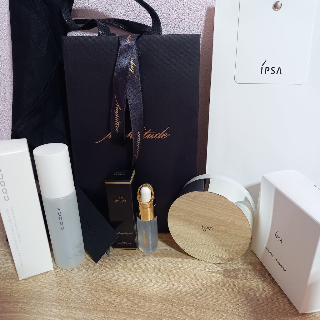 クリア リップコート/Amplitude/リップオイルを使ったクチコミ（2枚目）