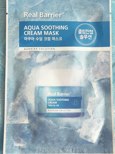 Aqua Soothing Cream/Real Barrier/シートマスク・パックを使ったクチコミ（2枚目）