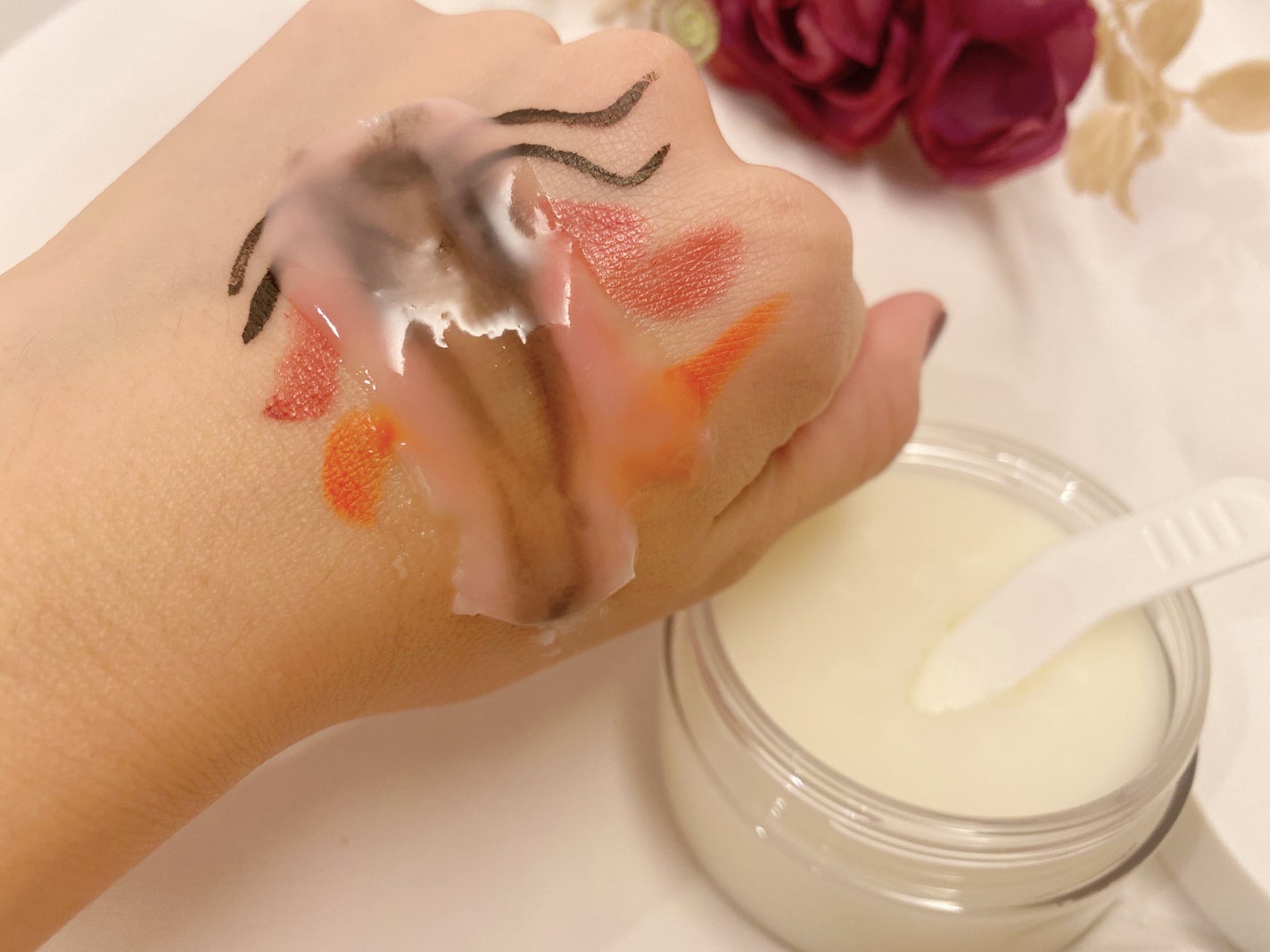 シンクロヌーディー フラワーバタークレンジングバーム/C THE PUBLIC ORGANIC/クレンジングバームを使ったクチコミ(4枚目)