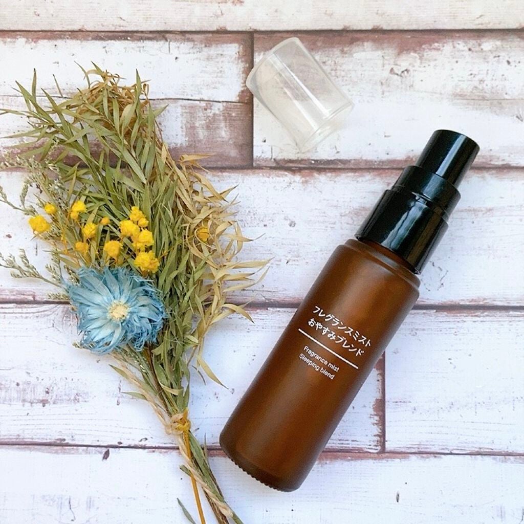 フレグランスミスト おやすみブレンド/無印良品/香水(その他)を使ったクチコミ(3枚目)