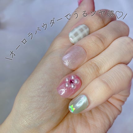 ネイルレシピカラージェル/NailRecipe(ネイルレシピ)/ジェルネイルを使ったクチコミ(6枚目)